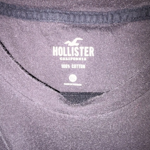 Hollister Blue and White Gradient Short Sleeve Tee - Picture 3 of 3